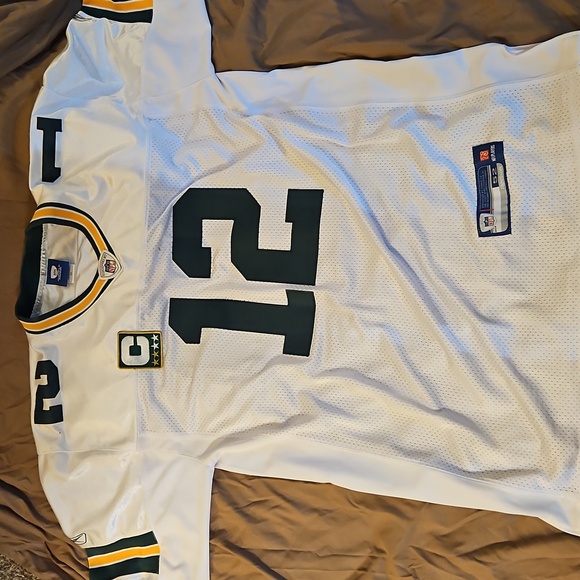 Reebok Other - Reebok White and Green Green Bay Packers Team Jersey Aaron Rodgers #12 NFL Brand